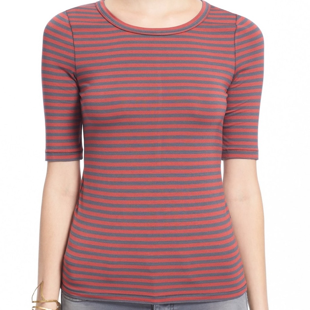 Free People | Stripe Knit Tee